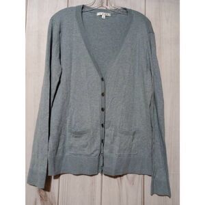 Cabi Sweater Ladies Large Billi Cardigan‎ Blue